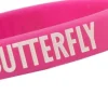 Silikone Armbånd M/ Butterfly Logo